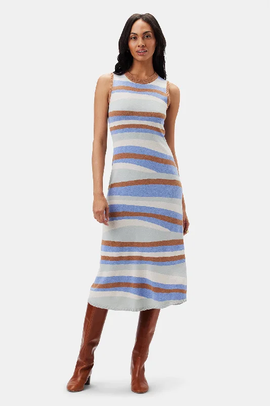 Colette Knit Dress - Multi Stripe
