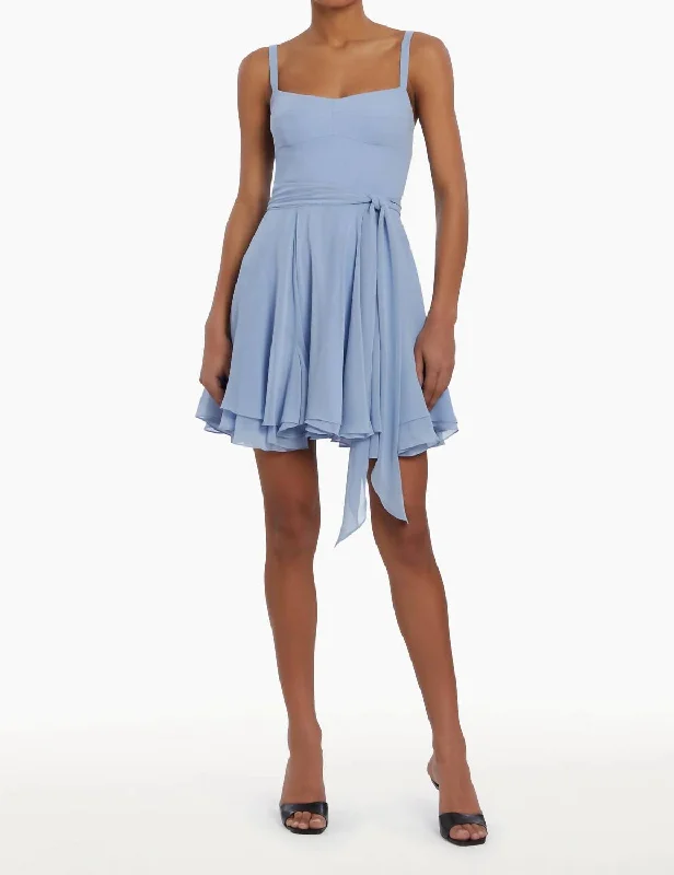 Anais Dress In Light Blue