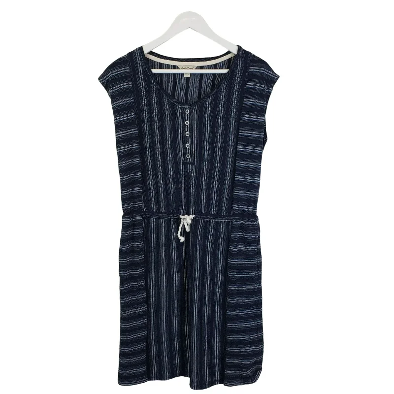 Lucky Brand Striped Casual Cap Sleeve Dress Size Small