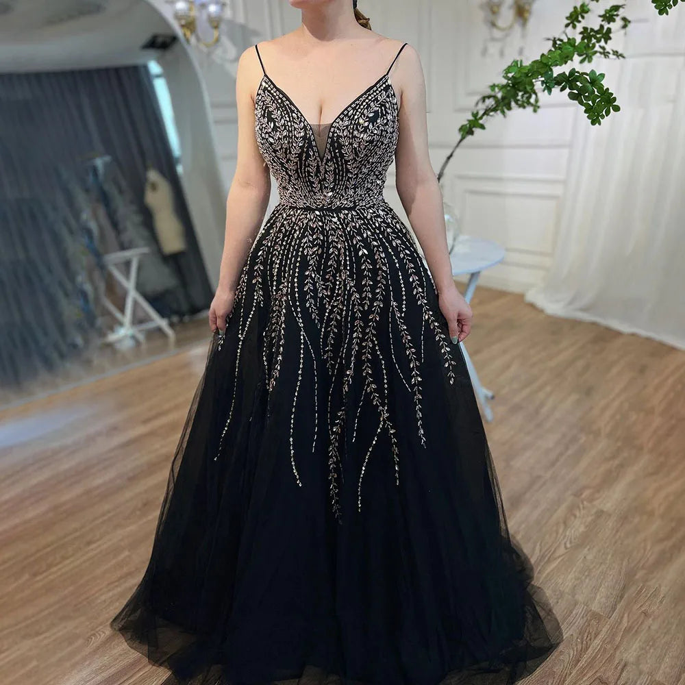 Serene Hill Customized Arabic Long A-Line 2024 Spaghetti Strap Graduation School Party Gown Celebrity Prom Dresses LA71887 Serene Hill Customized Arabic Long A-Line 2024 Spaghetti Strap Graduation School Party Gown Celebrity Prom Dresses LA71887
