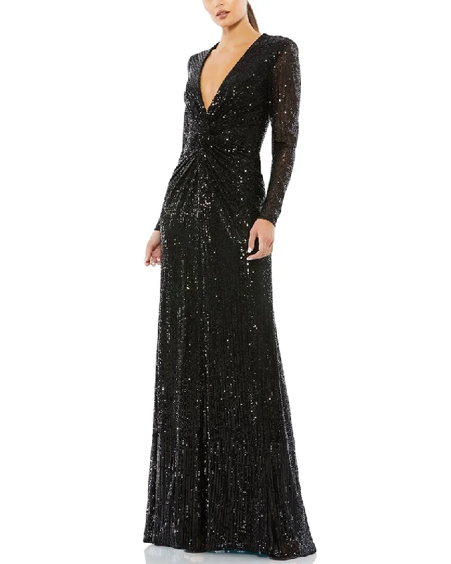Mac Duggal Column Dress