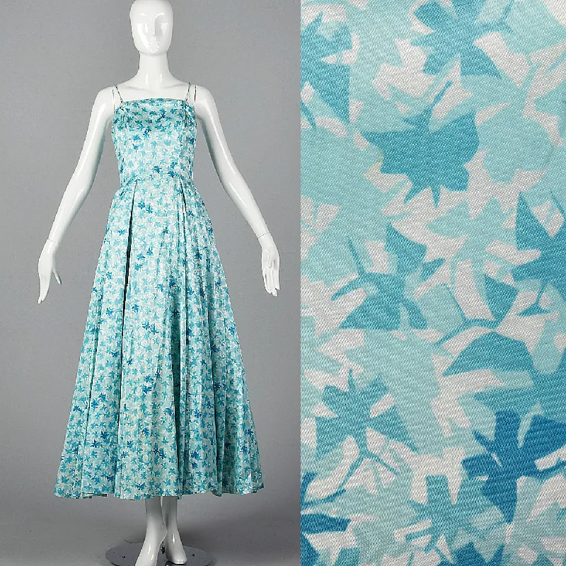 1950s Novelty Butterfly Print Dress