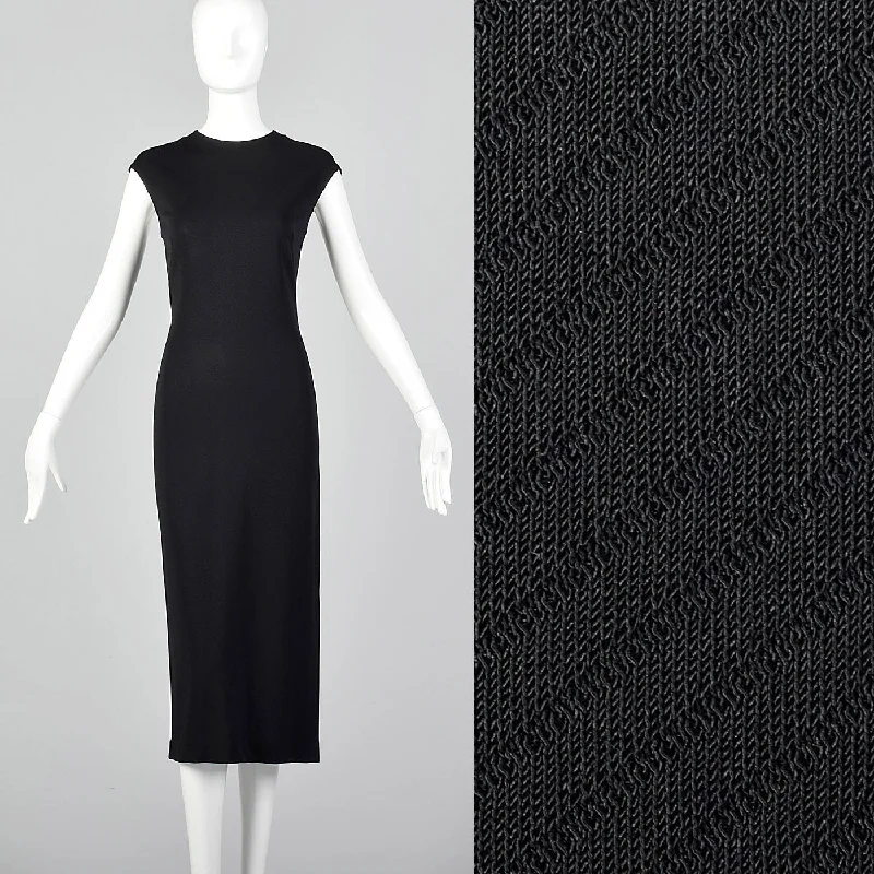1990s Emanuel Ungaro Black Dress
