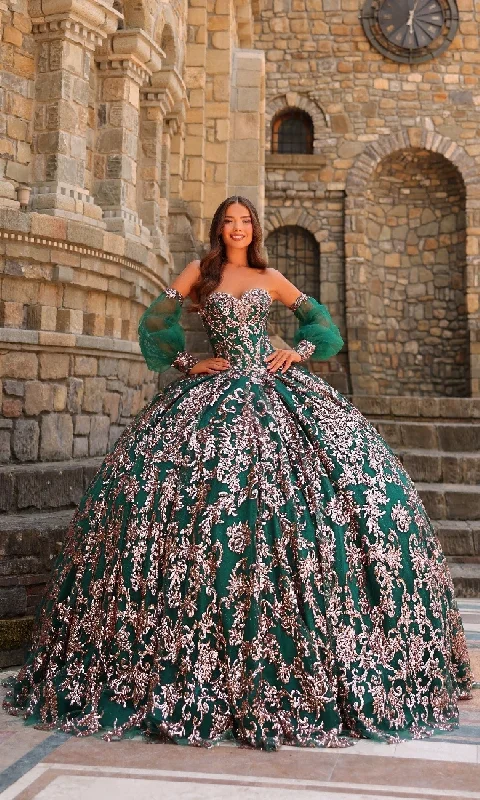 Sequin Quinceanera Dress: Amarra 54238