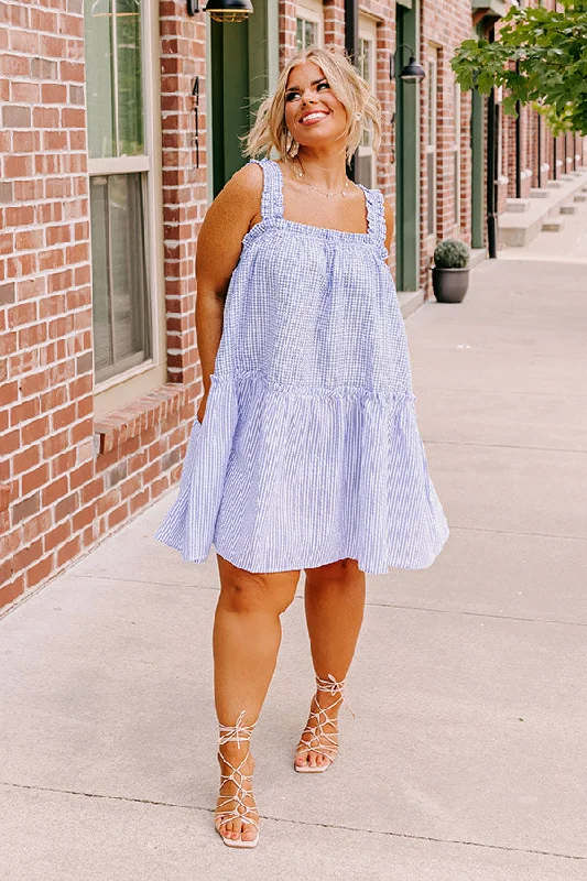 Craving Summer Gingham Dress Curves
