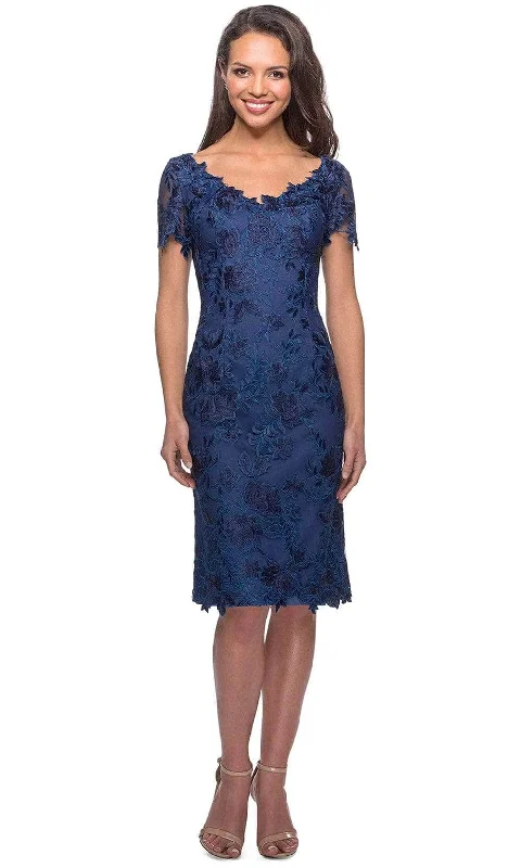 La Femme 25522SC - Lace Formal Cocktail Dress