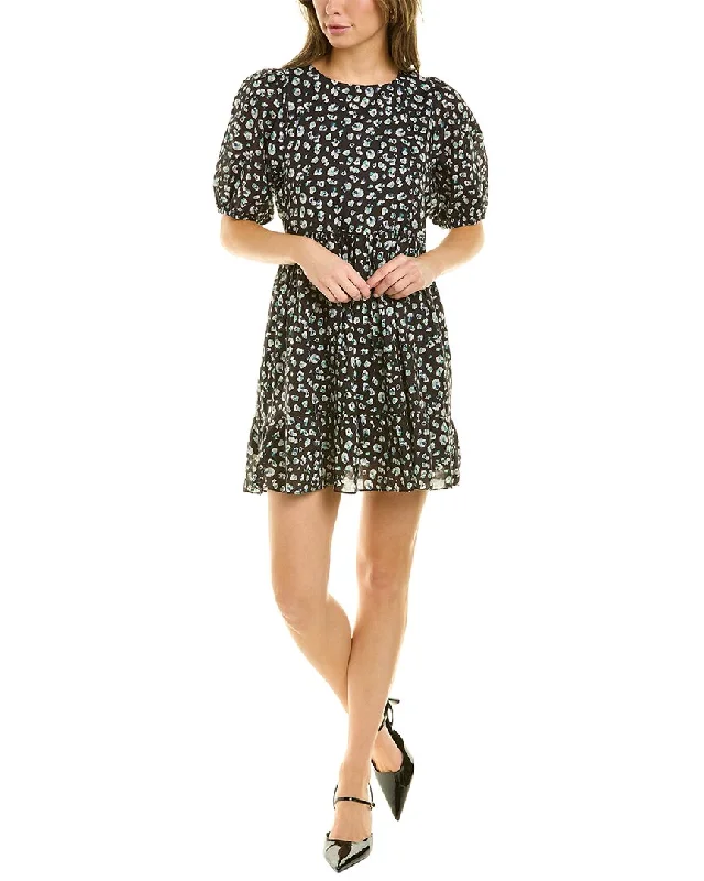 ba&sh Beth Mini Dress Elegant Vintage Mini Dress