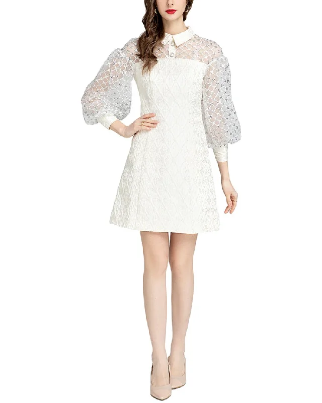 BURRYCO Mini Dress Elegant Off-Shoulder Dress Mini