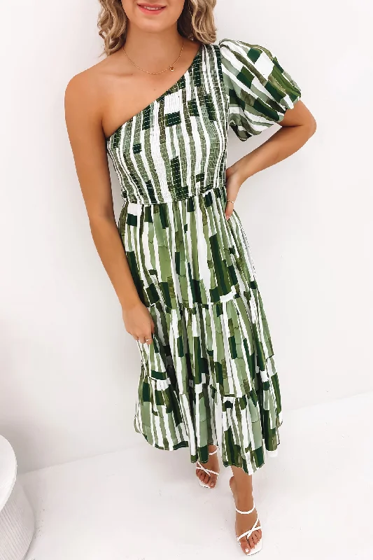 Corey Midi Dress Green Fashionable Pencil Midi Dress