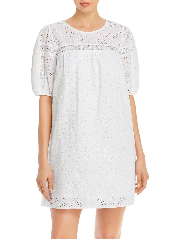 Full Swing Heirloom Womens Daytime Short Mini Dress Fashionable Boho-Chic Mini Dress