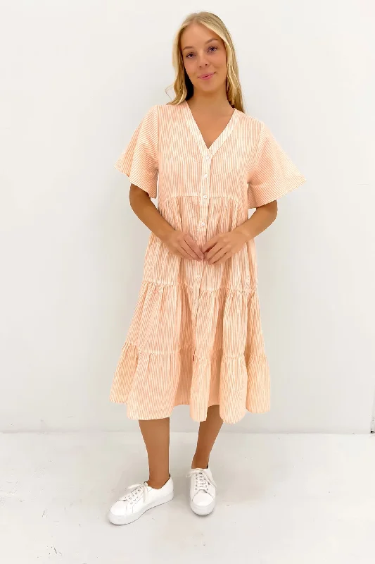 Kelis Midi Dress Mango Stylish Cold Shoulder Midi Dress