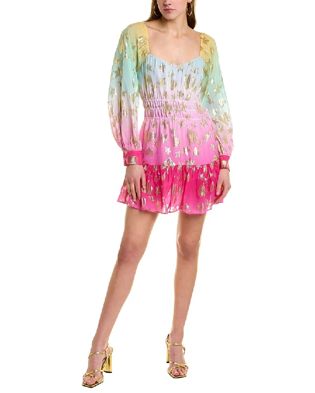 LoveShackFancy Tayla Mini Dress Fashionable Lace Mini Dress