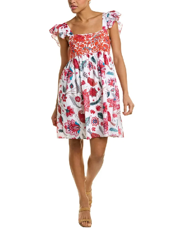 Ro's Garden Elizabeth Mini Dress Trendy Tie-Dye Mini Dress