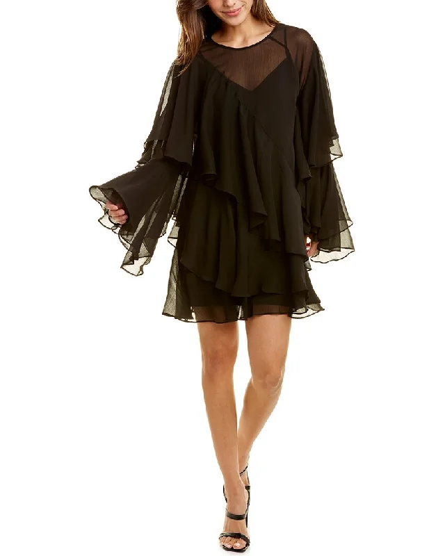 Ted Baker Pegasi Waterfall Ruffle Mini Dress Fashionable Boho-Chic Mini Dress