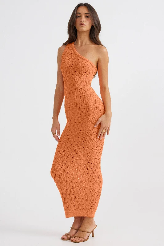 CLAIRE ONE SHOULDER MAXI DRESS Classic A-Line Maxi Dress