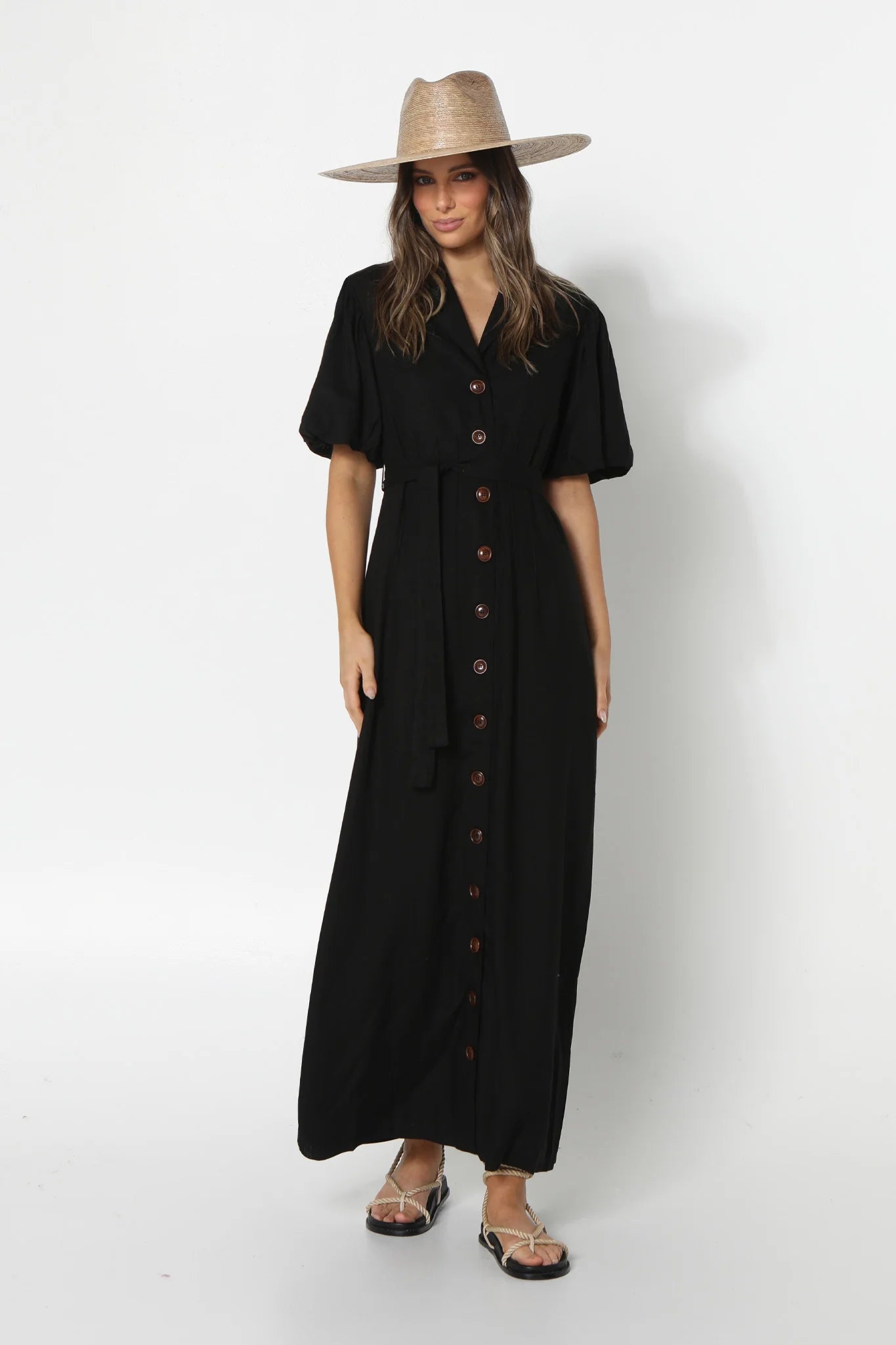 Elia Black Maxi Dress