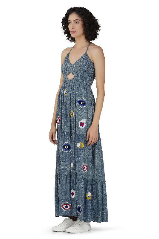 Evil Eye Maxi Dress 4557