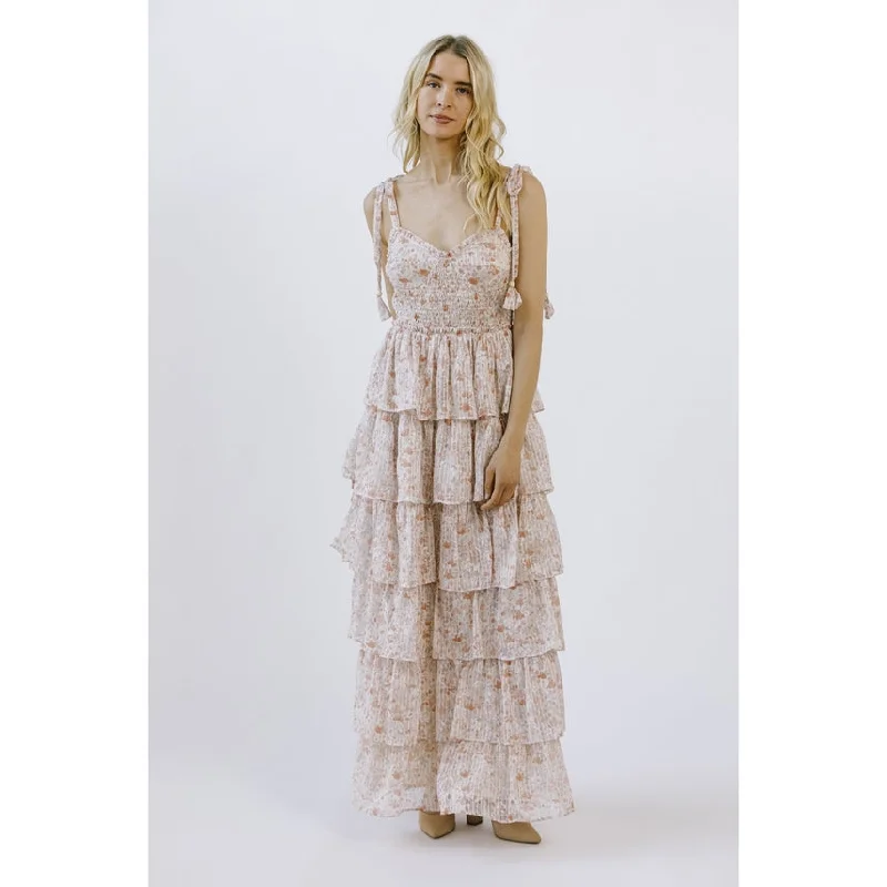 Emmeline Floral Tiered Maxi Dress