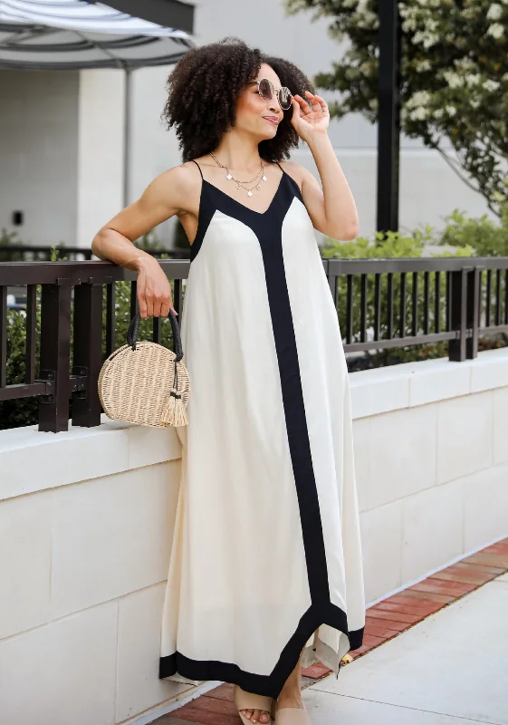 Gorgeous Stance Cream Maxi Dress Comfortable Bohemian Maxi Dress