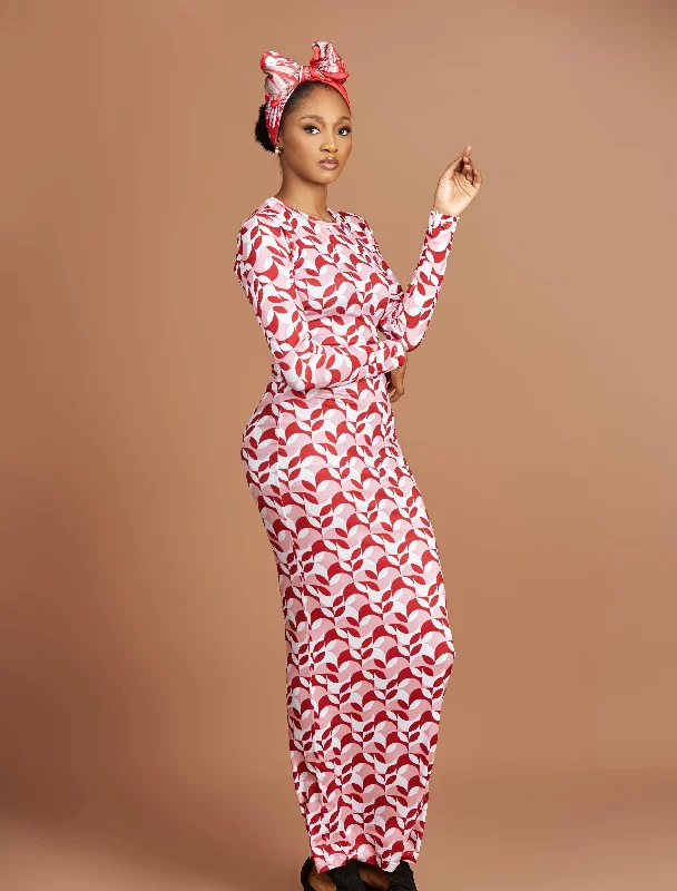 LALA MAXI DRESS Stylish Maxi Dress with Pleats