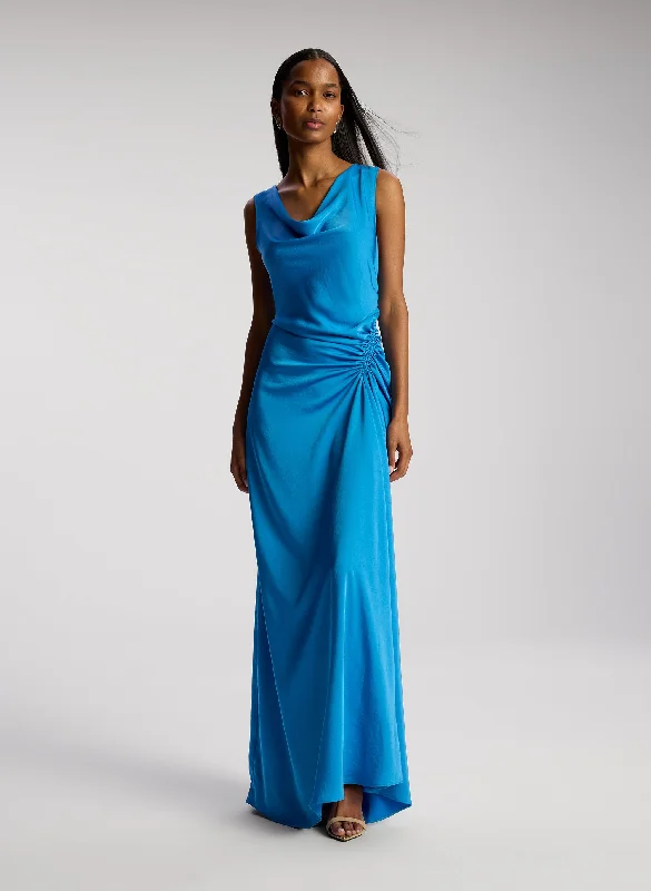 Ophelia Satin Maxi Dress