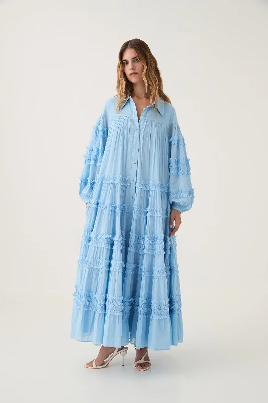 Pastiche Tiered Maxi Dress Fashionable Printed Maxi Dress