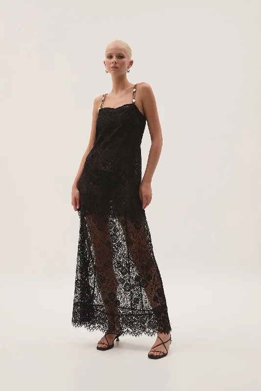Pera Maxi Dress Trendy Floral Print Maxi Dress