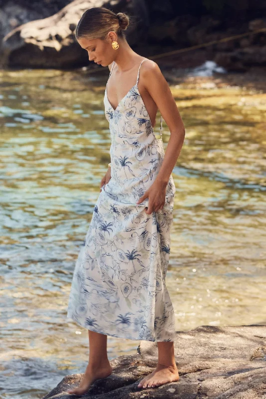 POMELO MAXI DRESS Fashionable Asymmetrical Maxi Dress