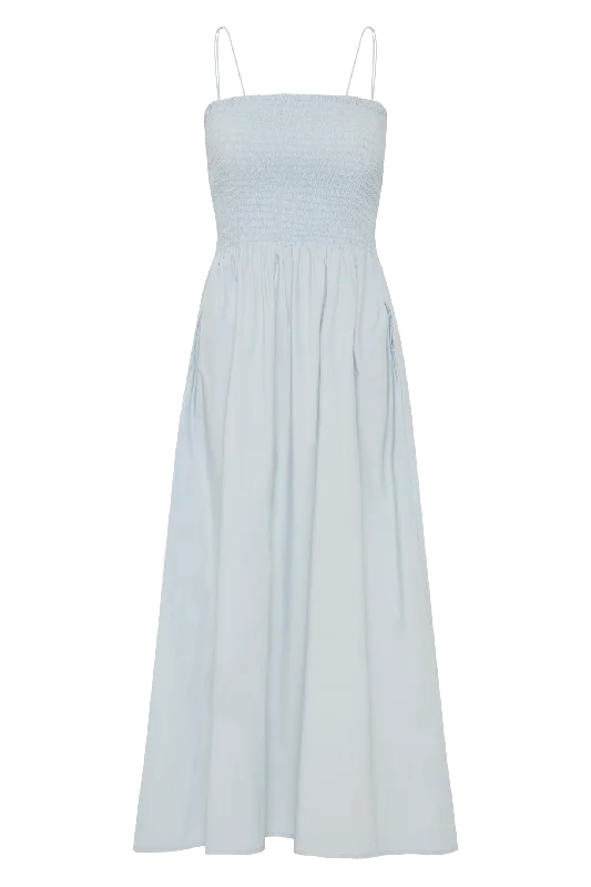 TERGU MAXI DRESS - SKY BLUE Comfortable Casual Maxi Dress