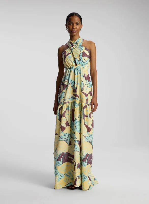 Veronica Cotton Poplin Maxi Dress