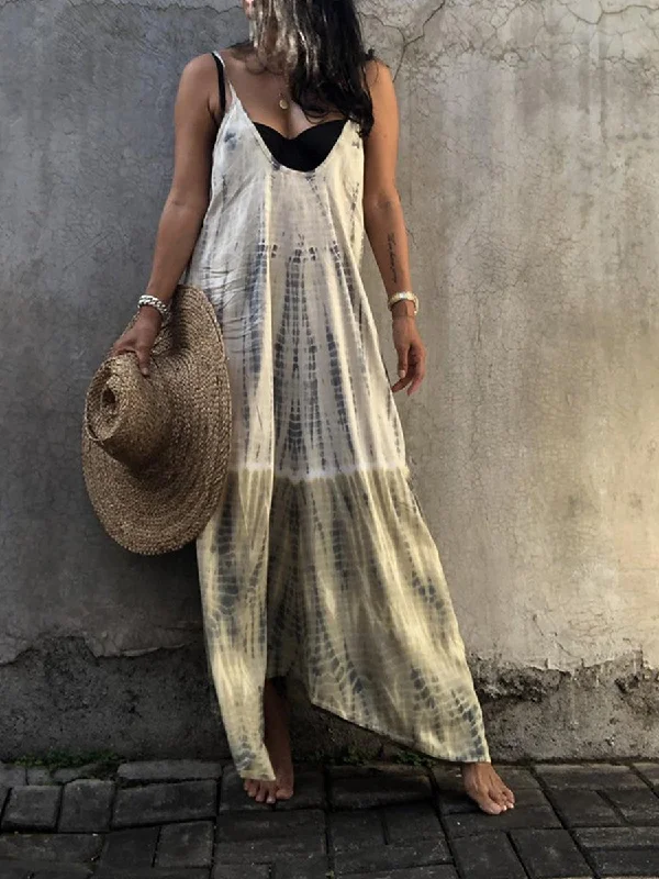 Women Camisole Boho Beach Maxi Dress