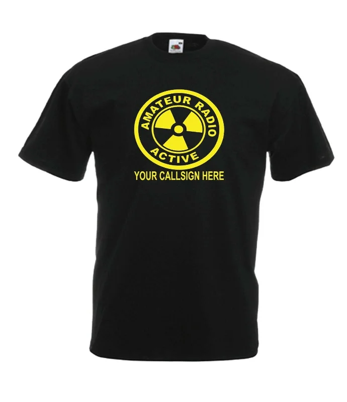 AMATEUR RADIO ham hobby xmas birthday gift present ideas top mens womens T SHIRT100% Cotton Short Sleeve T-Shirt New Top Tees Hooded Caped Shawl Collar AMATEUR RADIO ham hobby xmas birthday gift present ideas top mens womens T SHIRT100% Cotton Short Sleeve T-Shirt New Top Tees Hooded Caped Shawl Collar