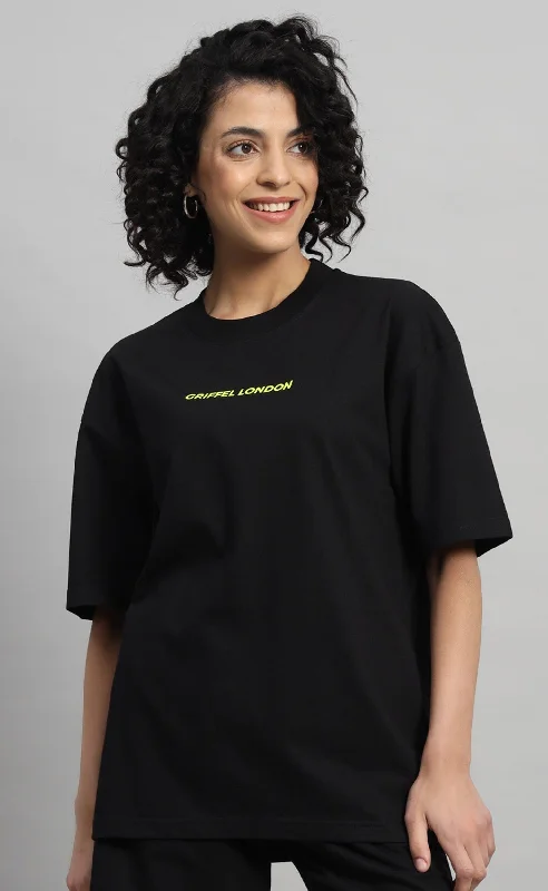 Basic Logo Oversized T-shirt Oversized T-Shirt Spandex breathable