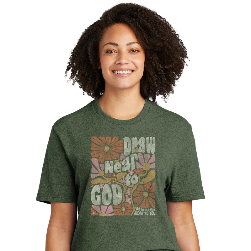 Blessed Girl Womens Boyfriend T-Shirt Draw Near