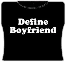 Define Boyfriend Girls T-Shirt (Black) Cashmere Blend Cotton Blend Poly Blend