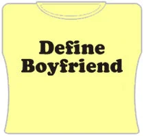 Define Boyfriend Girls T-Shirt (Yellow) Zippered Front Buttoned Front Snap Front