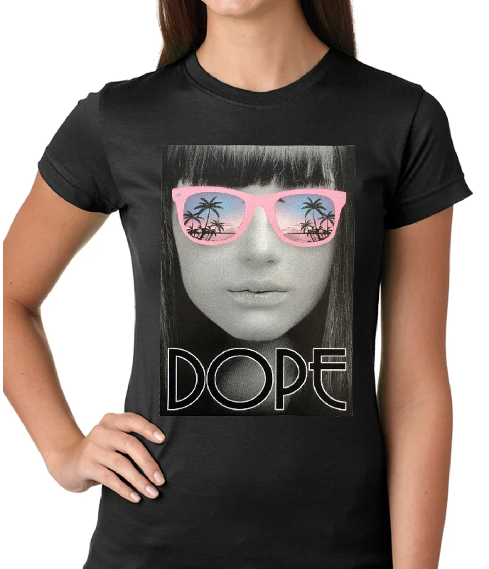 Dope Palm Tree Glasses Girls T-shirt