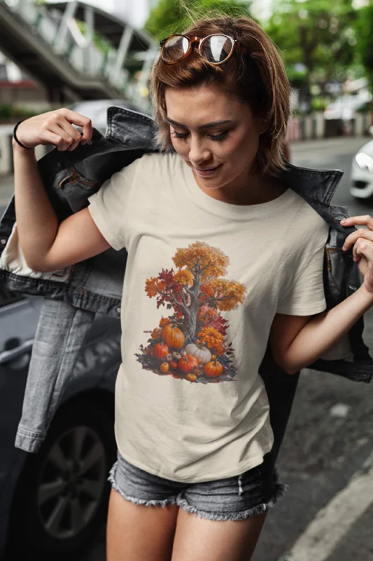 Fall Floral Unisex Softstyle T-Shirt: Ultimate Comfort and Style