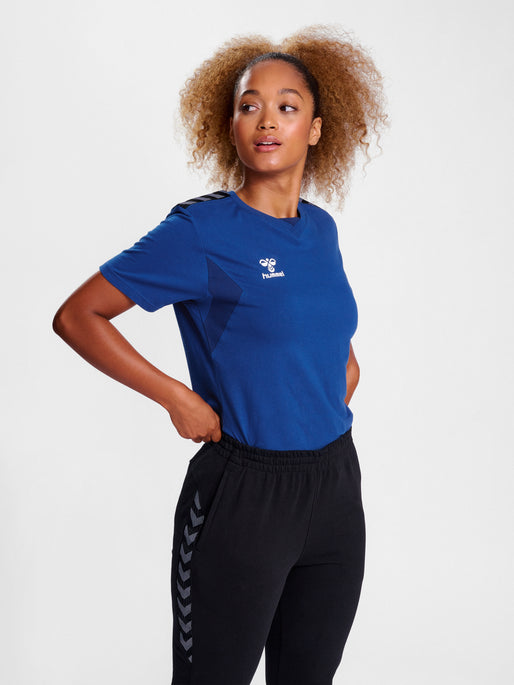 Hummel Women's Authentic Cotton T-Shirt Rayon Fabric Velvet Fabric Corduroy Fabric
