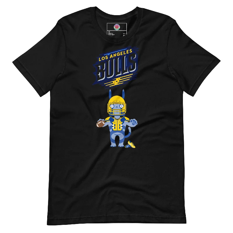 Los Angeles Bulls F Unisex t-shirt Print Jacquard Patchwork