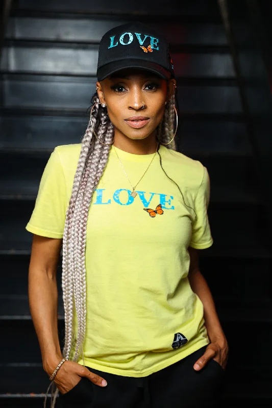 Love Butterfly Tee (multiple color options) Plaid T-Shirt Polka Dot Checkered