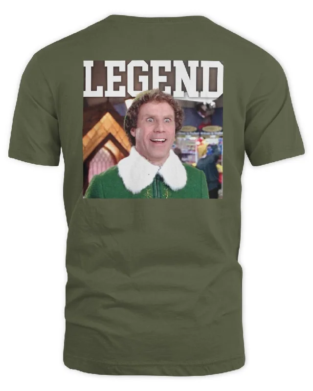 Old Row Buddy the Elf SS Pocket Tee Chenille Fabric Brocade Fabric Lace Fabric