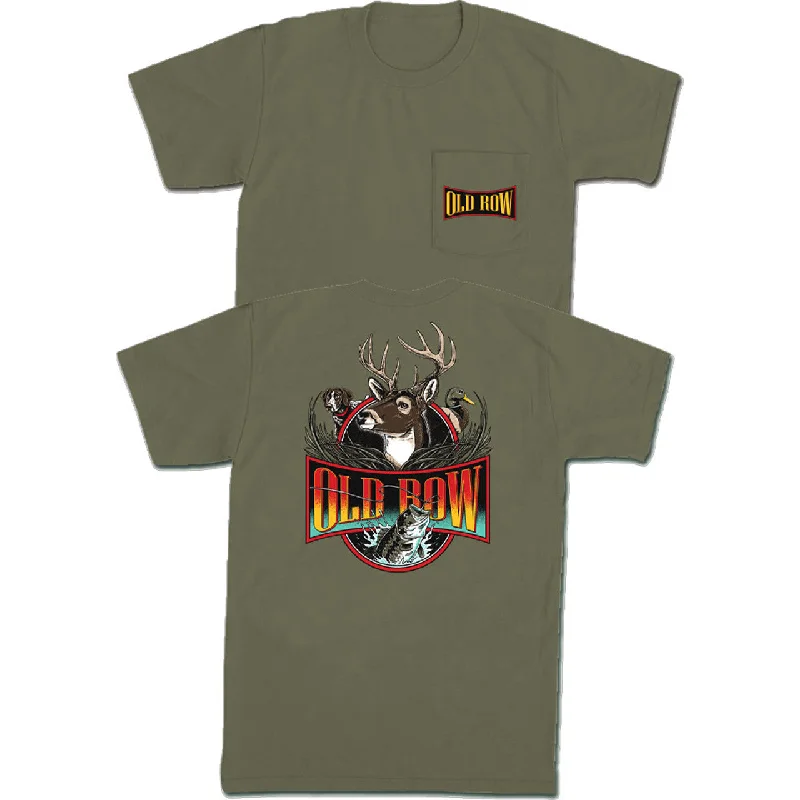 Old Row Outdoors Sportsman SS Pocket Tee Modern Contemporary Chic