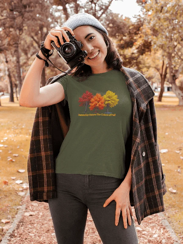 Painted By Nature: The Colors of Fall Women's Favorite Tee: Style Meets Comfort