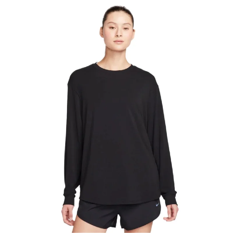 One Relaxed Dri-Fit Long Sleeve T-shirt Sequined Glittery Shiny
