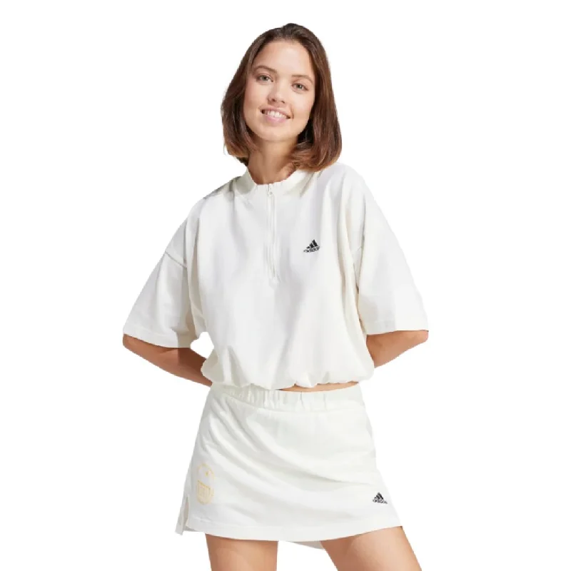 Sportswear Resort Graphic Crop Half-Zip T-Shirt Zippered Front Buttoned Front Snap Front Sportswear Resort Graphic Crop Half-Zip T-Shirt Zippered Front Buttoned Front Snap Front