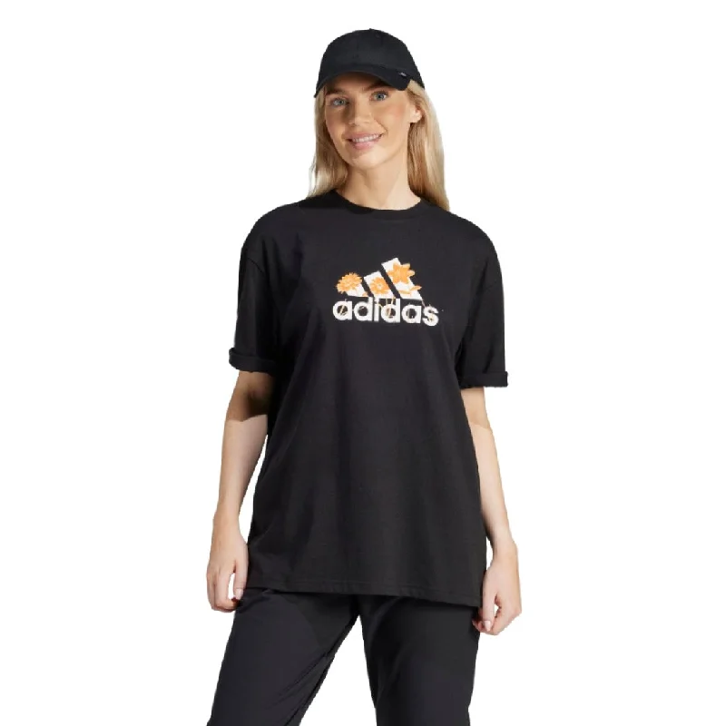 Flower Pack Badge of Sport T-Shirt Fashionable Trendy Casual