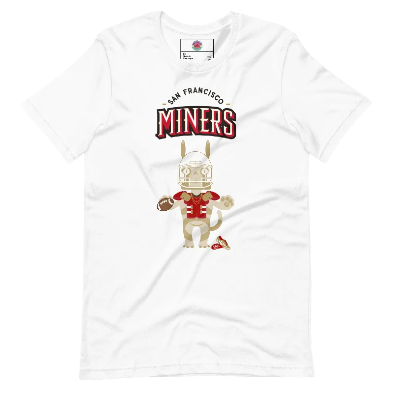 San Francisco Miners F Unisex t-shirt Satin Fabric Silk Fabric Chiffon Fabric