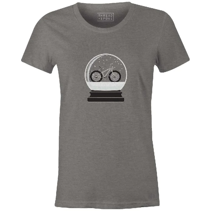 Snow Globe Tee Women's Mesh Canvas Denim
