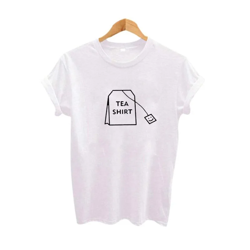 Tea Bag T-shirt Real Fur Shearling Chenille